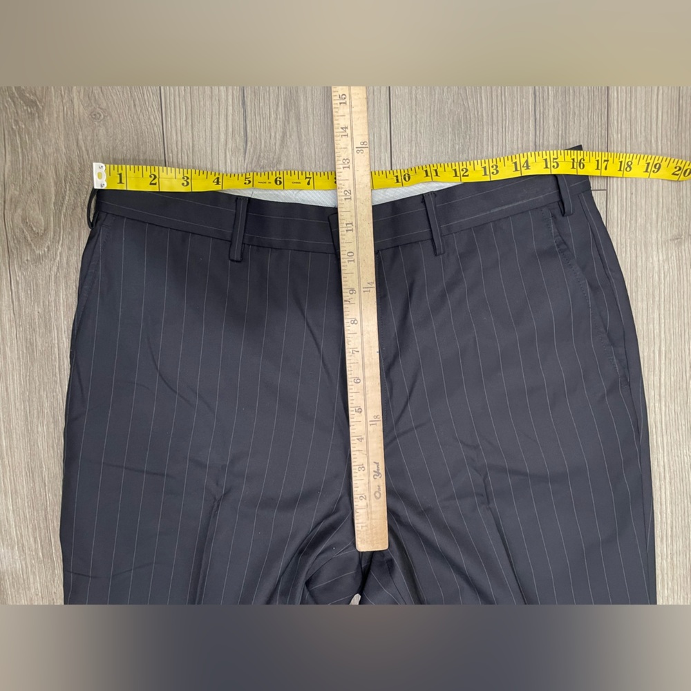 Brooks Brothers Golden Fleece Fitzgerald Dark Navy Blue Pin Stripe Suit 42R/32W - Picture 15 of 16